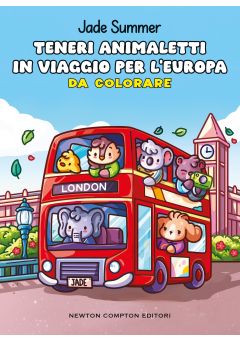 Teneri animaletti in viaggio per l&rsquo;Europa &ndash; da colorare